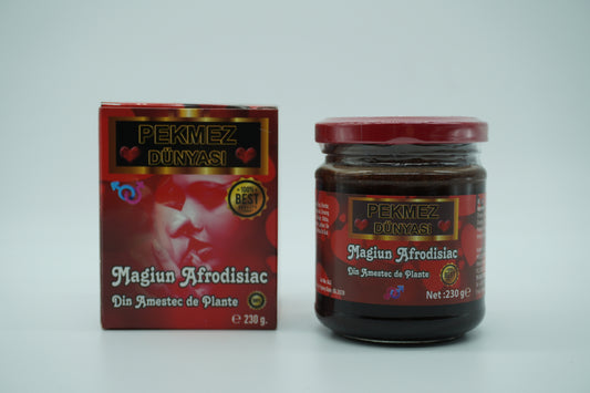 Magiun afrodisiac turcesc Pekmez Dunyasi: O combinație naturală pentru vitalitate și echilibru, 100% natural, 230g