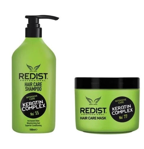 PACHET PROMO: 2 REDIST Keratina (Sampon 1000ML, Masca 475 ML)