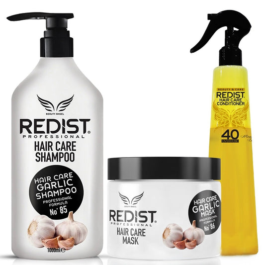 PACHET PROMO: 3 REDIST CU EXTRACT DE USTUROI (Sampon 1000ML, Masca 475 ML, Bifazic 40s overdose 400 ml))