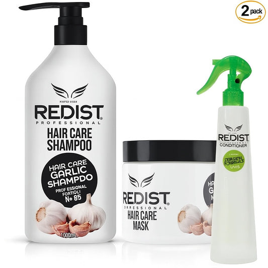 PACHET PROMO: 3 REDIST CU EXTRACT DE USTUROI (Sampon 1000ML, Masca 475 ML, Bifazic cu Keratina 400 ml)