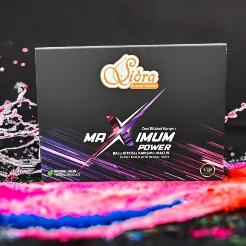 Miere turcească afodisiac Sidra Maximum Power – Vitalitate și Energie în 10 Plicuri